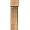 Ekena Millwork Thorton Block Rough Sawn Bracket w/ Offset Brace, Western Red Cedar, 8"W x 18"D x 30"H BKT0806X18X30THR05RWR - alternate 3